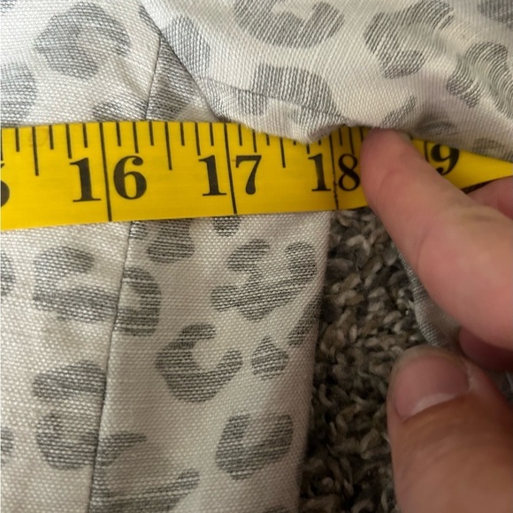 Armani Exchange animal printed women’s linen blend blazer size 4 - Picture 11 of 13